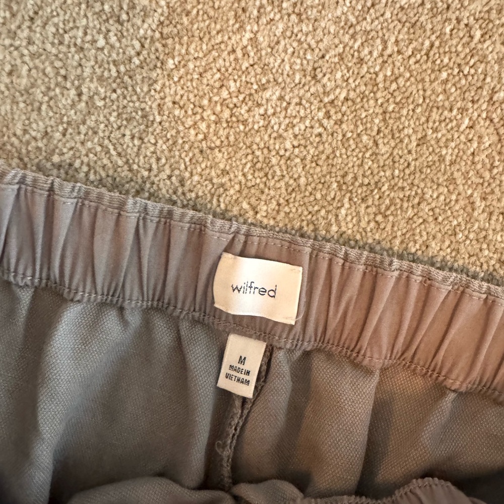 Aritzia Wilfred lodge linen pants size medium